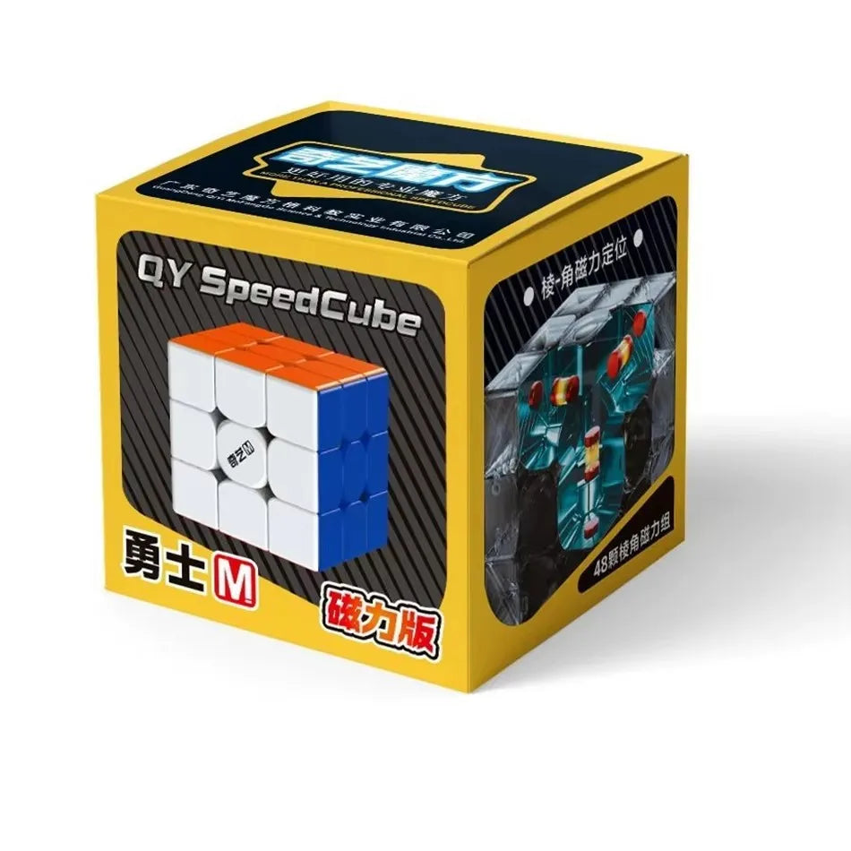 QiYi Warrior Magic Cube 3x3 Magnetic UV Educational Puzzle Magic Cube Toys For Children Kids Gift Toy Cubo Magico