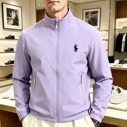 2026new high-end brand men's women's long sleeve zipper jacket autumn fashion exquisite Embroidery waterproof wear-resistant top