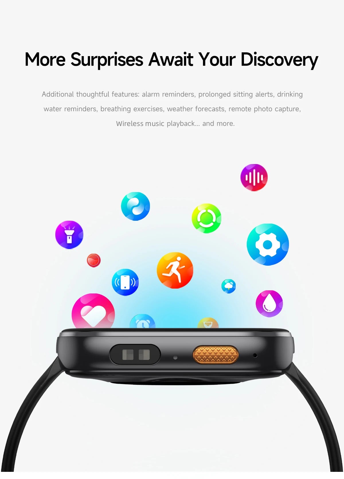 LIGE AMOLED Smart Watch Men 2.04 Screen Bluetooth Call Health Monitor IP68 Waterproof Sport Women Smartwatch New For Android IOS