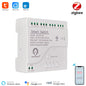 Tuya Smart Inching Zigbee 220V Switch 4 Channel With Ding Rail Housing ,Works with Alexa, Smart Life ,eWelink APP Remote Control
