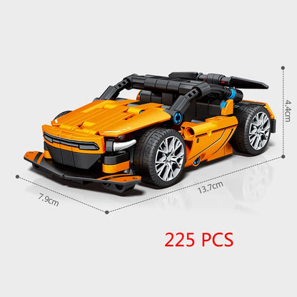 City Speed Racing MOC Car Sports Building Blocks Bricks Classic Rally sport Super Racer Vehicles Christmas gift Technical toys