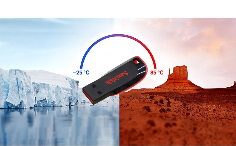 SanDisk USB Flash Drive 128GB 16GB 32GB 64GB Original HIgh Speed Pen Drive Flash Memory Stick USB2.0 U disk for PC USB Pendrive