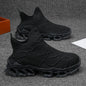 Men's breathable fly woven mesh blade sole for summer, trendy and fashionable men's shoes for one step