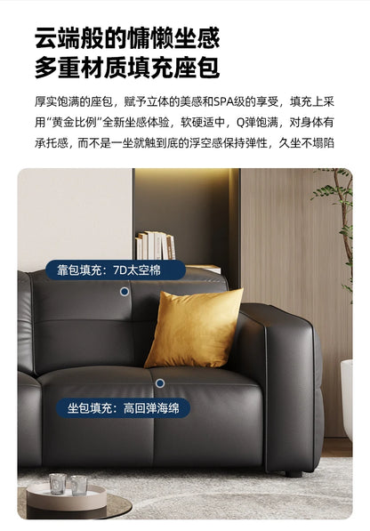 Luxury Couch Reclining Sofas Leather Black Seating Power Office Reclining Sofas Massage Sillas De Escritorio Home Furniture