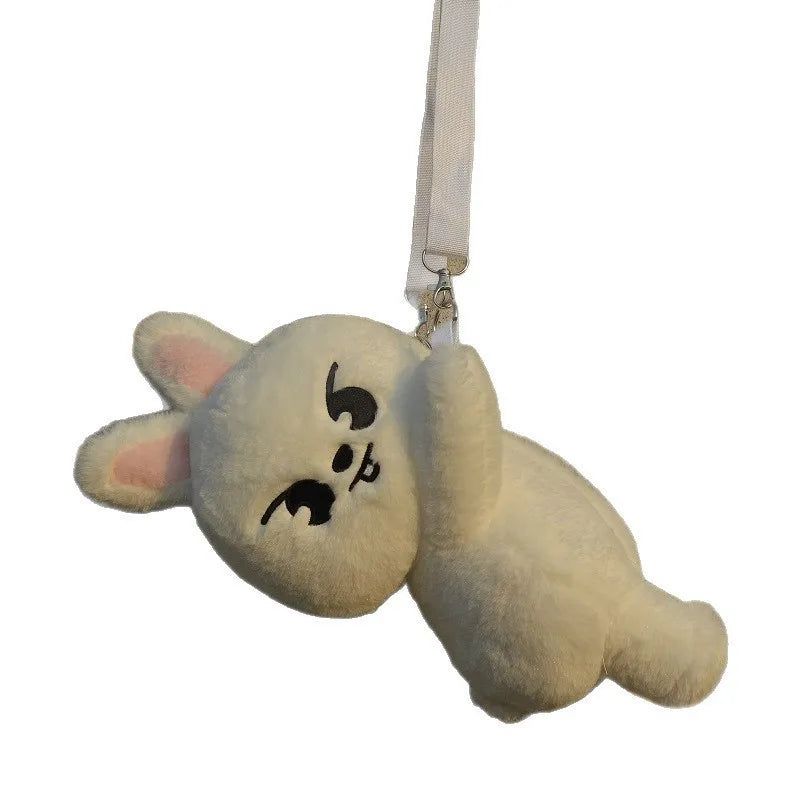Kpop SKZOO plush Cartoon Rain Love Be Stray Kids Plush Toy Crossbody Bag Love Bear Gift for Children Backpack Christmas Gift