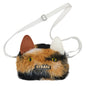 Fuggler Original ALLEY CATS Plush Bag Big Head Ugly Tooth Monster Crossbody Furry Funk Purse Backpack Wallet Storage BagGift
