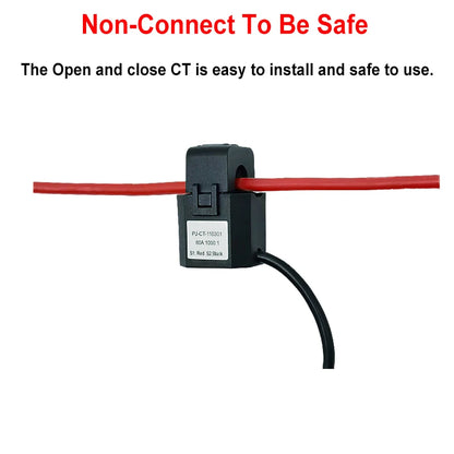 Smart ZigBee Energy Meter 80A with Clamp App Monitor KWh Voltage Current Power Consumption 110V 240V Support ZigBee2MQTT
