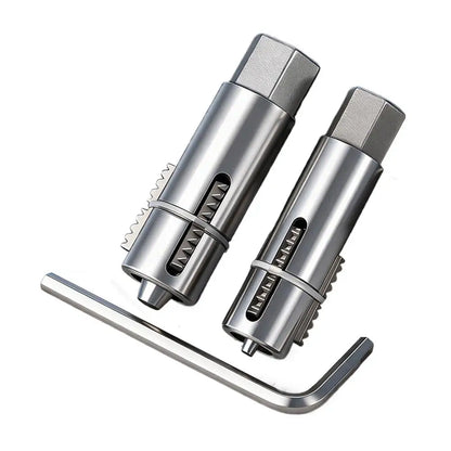 12mm And 14mm Broken Pipe Extractor Tool Adjustable Damaged Thread Extractor With Hex Wrench For Faucet Valve Tool accessories