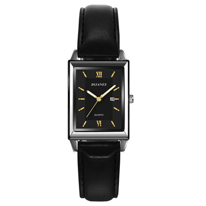 Men's Calendar Date Sport & Leisure Leather Clock 2023 Luxury Business Golden Stainless Steel Mesh Band Quartz Man Watches