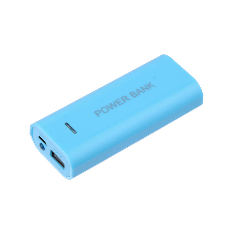 Portable Power Bank Case DIY 2Cell 18650 Battery Box For Smart Phone Charge 5V 1A For 18650 Battery With Indicator Light