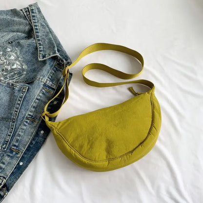 Thickened Waterproof Fabric Armpit Bags for Women's Versatile Dumpling Bag for Women Daily Use Single Shoulder Crossbody Bag