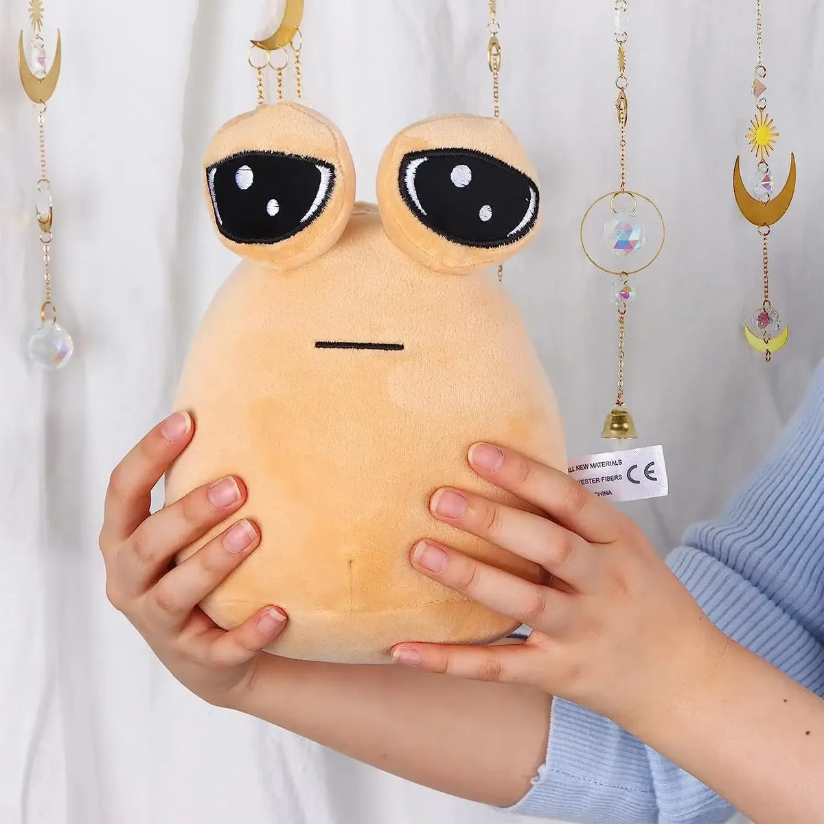 20cm/7.87in Anime Game Maw Pou Plush Toy Kawaii Cartoon My Pet Alien Pou Doll Soft Filled Pillow Birthday Gift