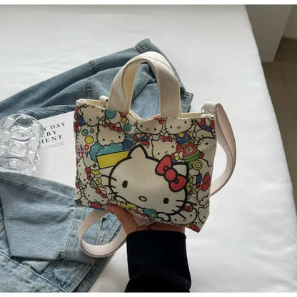 Sanrio Hello Kitty Single Shoulder Bag Fashion Handbag Casual Crossbody Bag