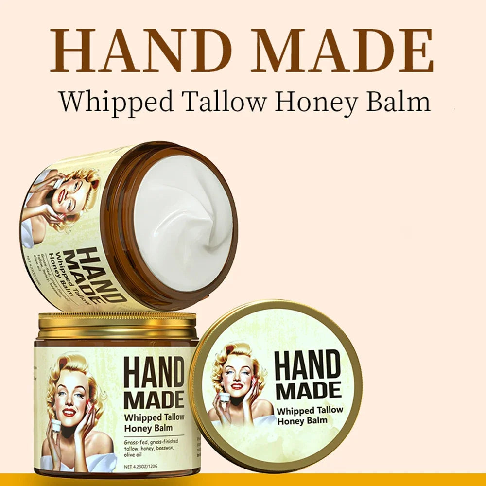 ENVISHA Handmade Skin Care Honey Whipped Tallow Face Cream Moisturizing Firming Nourishing Beauty Health
