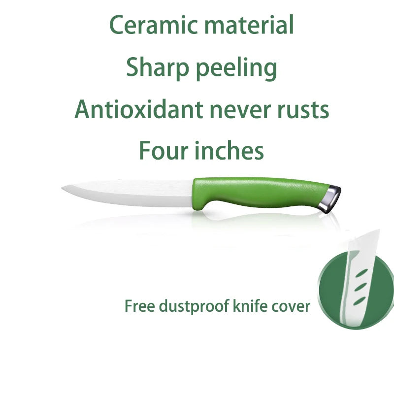 Ceramic Knife 4 5 6 Inch Knives Kitchen Set White Blade Chef Utility Paring Vegetable Slicing Ceramic Knives Kitchen Accessories