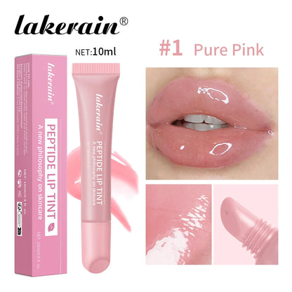 10ml Błyszczyk Nawilżający Galaretka Olejek do Ust Trwale Nawilżający, Wodny, Błyszczący Szklany Olejek Powiększający Usta, Wygładzający Zmarszczki, Serum Ochronne do Ust