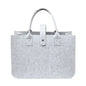 Portable Large Capacity Mummy Bag  Women Felt Shoulder Bag Simple Solid Color Messenger Bag Handbag Travel Casual Crossbody Bags