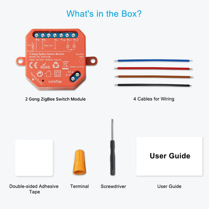 LoraTap Tuya Smart Life ZigBee WiFi Light Switch Module Dimmer Energy Monitor App Remote Control Alexa Google Home Voice Control