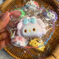 Hello Kitty Silicone Pinch Anime Figures Cartoon Dumplings Series Le Cream Slurry Stress Relief Squeeze Toys Decompression Gift