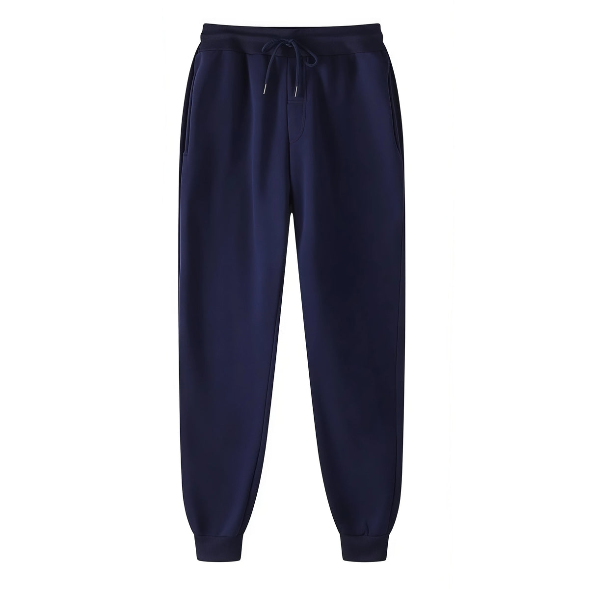 Unisex Solid Jogger Sweatpants Elastic Drawstring Cuff Sports Pants Multi-color Loose Fit Casual Gym Running Trousers Size S-3XL