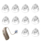 Hearing Aid Domes for Oticon Replacements,Minifit Open Bass Vent Domes(6mm/8mm/10mm/12mm),Universal Domes for Oticon Hearing Aid