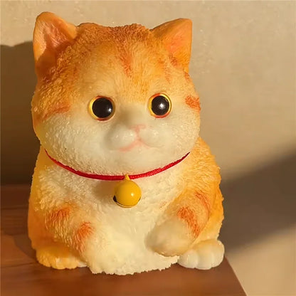 Cute Kawaii Cat Squishy Soft Silicone Stress Relief Squeeze Toy Anxiety Relief Desk Buddy Gift for Kids Adults Desk Decor Gift