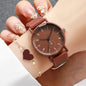 2PCS/Set Fashion Women Watches Casual Arabic Dial  Silicone Band Quartz Wristwatch Heart Bracelet Set Reloj Mujer (Without Box)