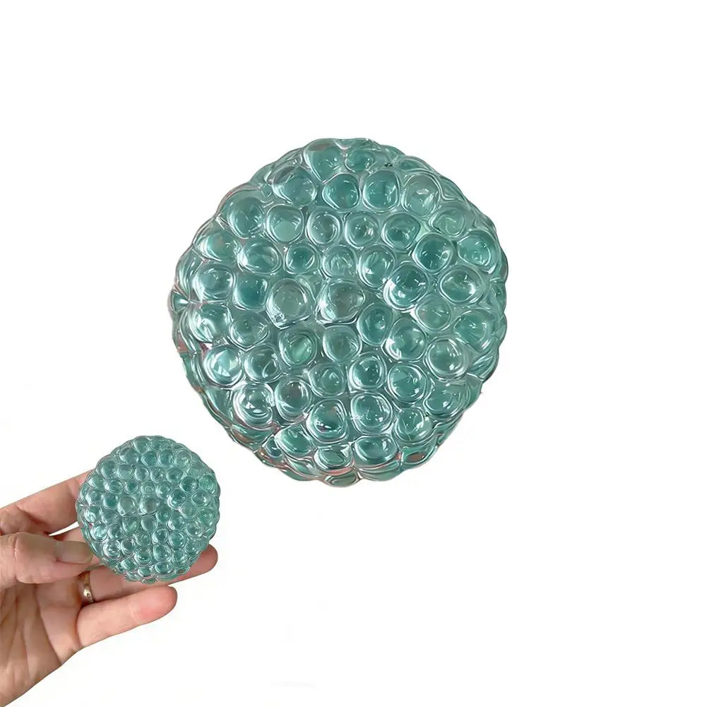 Ice Bead Squishy Balls Super Soft Mochi Fidget Toy Slow Rebound Texture for Anxiety Relief & Relaxation Squeezing Soothing Toy