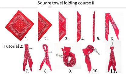 Small Square Scarf Hairband Versatile Hip Hop Pants Chain Trendy Street Dance Accessory Industrial Style Waist Chain Hanging