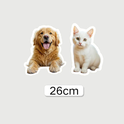 Custom Stickers of Pet Waterproof Personalized Stickers of Photo Cute Custom Logo Labels for Laptop Cup, Birthday Party Deco