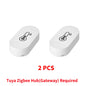 Tuya Zigbee Temperature Humidity Sensor SmartLife Remote Monitor For Smart Home Workwith Tuya Zigbee Hub