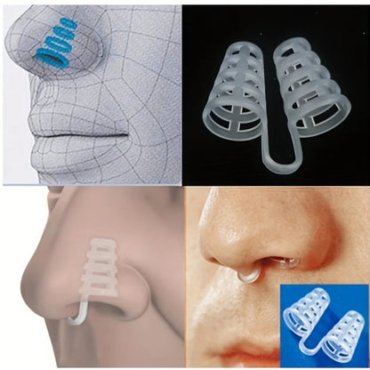 Snore Reducing Devices, 5 Sizes x 2, Nose Expander for Improved Sleep and Breathing Assistance, Formaldehyde-Free, Safe