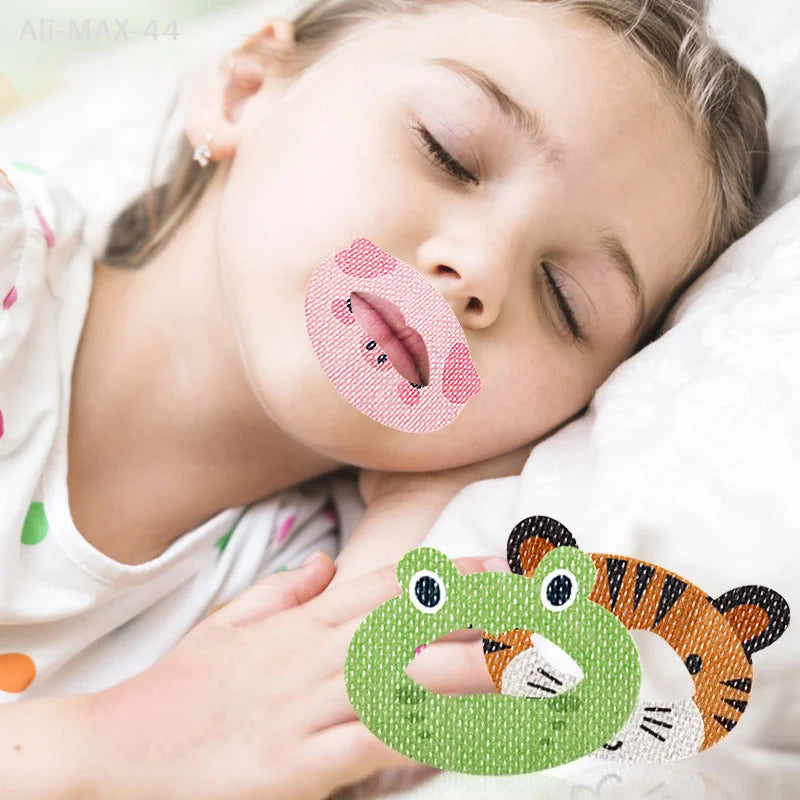 Hoyytu 30sheets/Bag Anti-Snoring Stickers For Children Sleep Closed-mouth Stickers Breathing Correction Patch Shut Up Patch