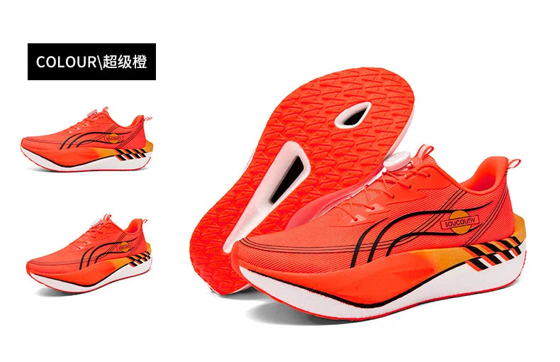 Running Shoes Professional Fitness Carbon Board Men's Sports Marathon Lightweight Women's Comfortable Non Slip Sports Shoes