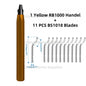 Deburring Tool Kit RB1000 Handle with BS1018 Blades Burring Blade Burring Pen For Pipe Copper Burrs Removal Trimming Tool