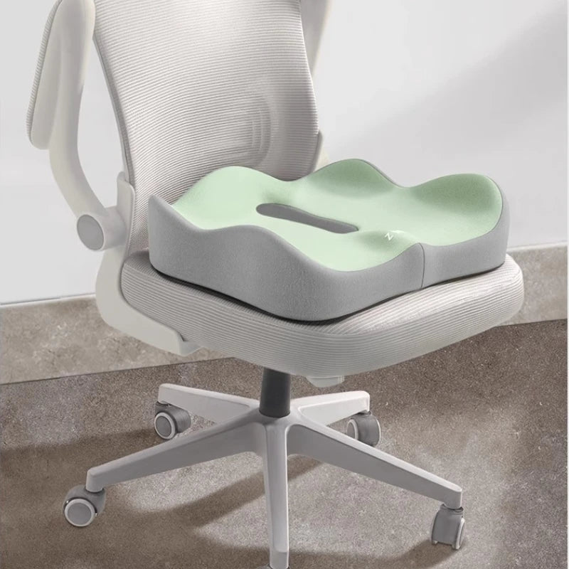 Ergonomic Memory Foam Seat Cushion Orthopedic Tailbone Pillow For Office Chair Car Driving Hip Support Sciatica Pain Relief Pad