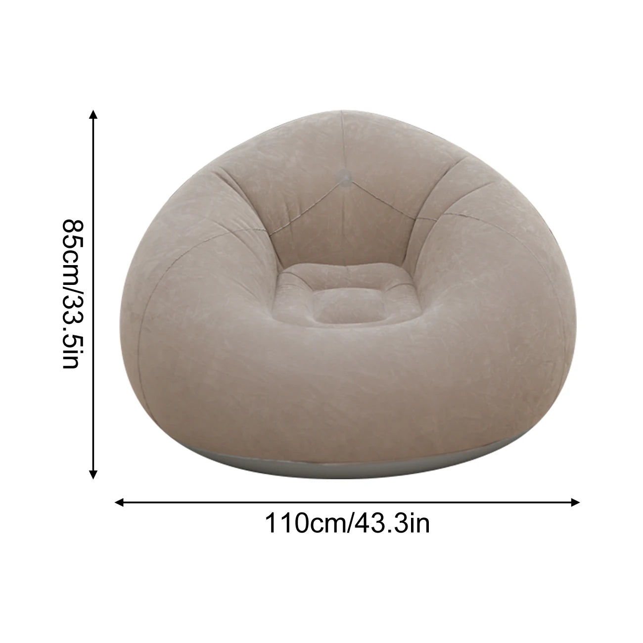 1PC Adult Inflatable Inflatable Sofa Folding Portable Lazy Sofa, Suitable For Outdoor Movie Nights, Camping, Rooms