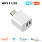 Tuya WiFi/Zigbee Mini Smart USB Adapter Plug 1/2/3 Gang Smart Life APP Timing DIY ON/OFF Controller Works with Alexa Google Home