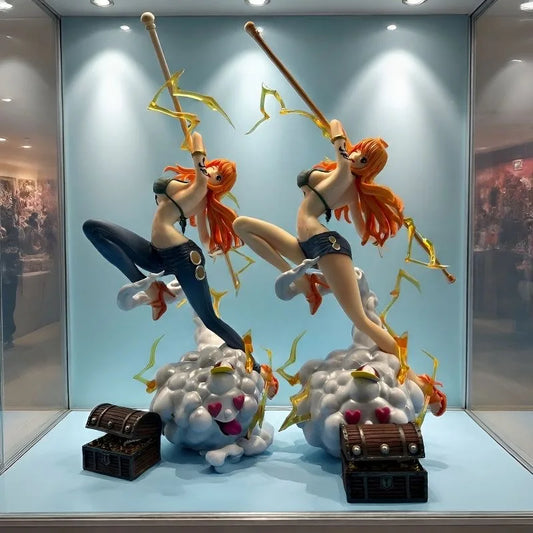 In stock 30cm One Piece Anime Figure Nami Action Figurine Hentai Pvc Statue Model Room Collection Decoration Toys Ornaments Gift