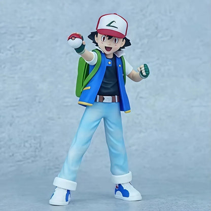 13cm Anime Pokemon Ash Ketchum Figure Pokemon Action Figures Pvc Collection Model Toys Gifts