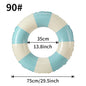 1PC Ins Style Macaron Inflatable Swimming Ring Adult Kids Thickened Pool Float Summer Pool Party Water Toy