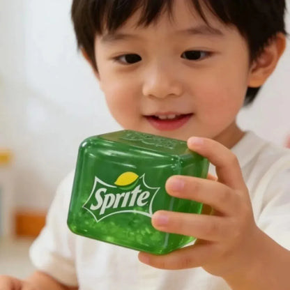 Dr Pepper x NeeDoh Nice Cube Squishy toy Stress Relief Toy Soft Squeeze Fidget Cube for Kids & Adults Anxiety Relief Sensory Toy