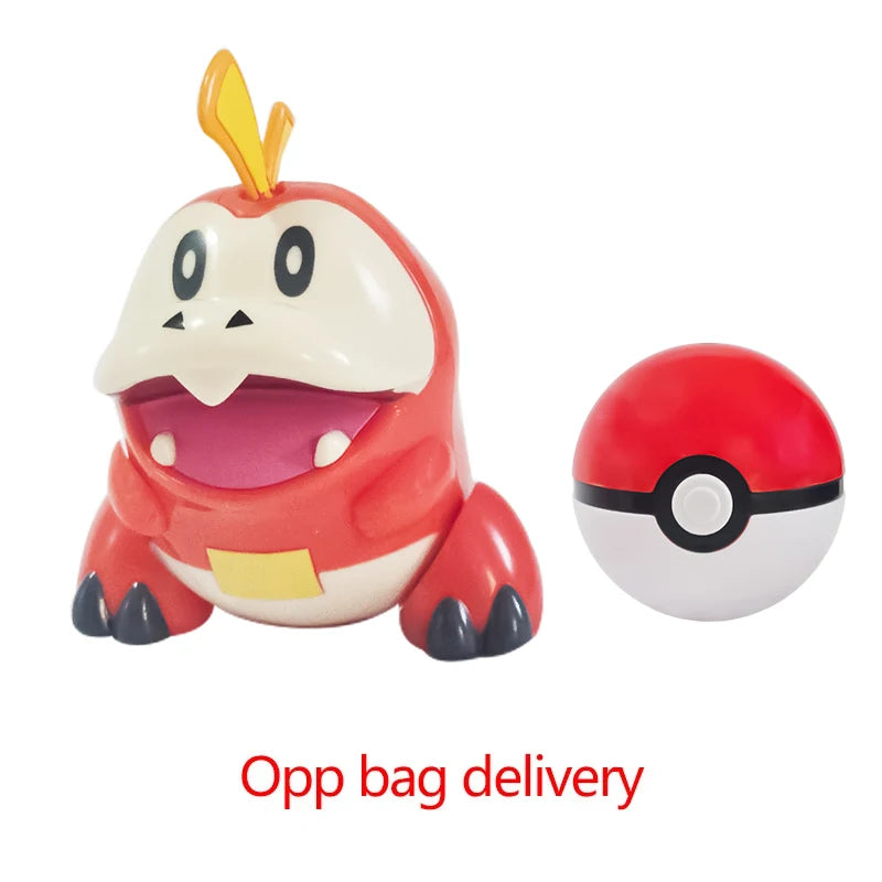 22 Kind Pokemon Ball Figure Pokeball Mewtwo Poke Pikachu Charizard Gyarados Venusaur Pawmi Quaxly Fuecoco Elf Toy Set Kids Gift