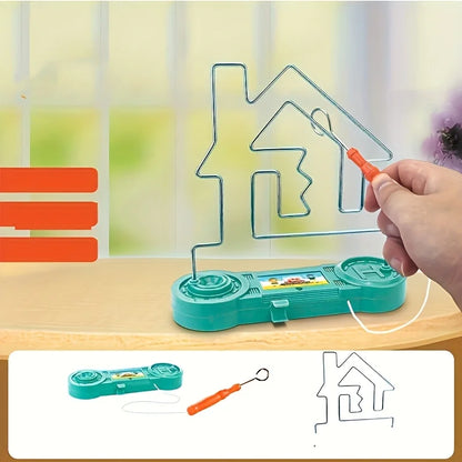 Electric Touch Maze Game, Electric Shock Toy, Brightly Colored Plastic and Metal, Competitive Touch Maze Party Fun Game