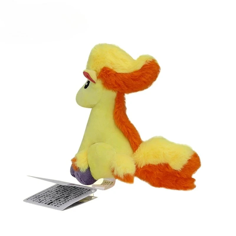 Anime 25cm Sitting Cuties Ponyta（Galarian Form） Soft Stuffed Doll Plush Toys Birthday  & Easter  Stuffer Gift for Kids