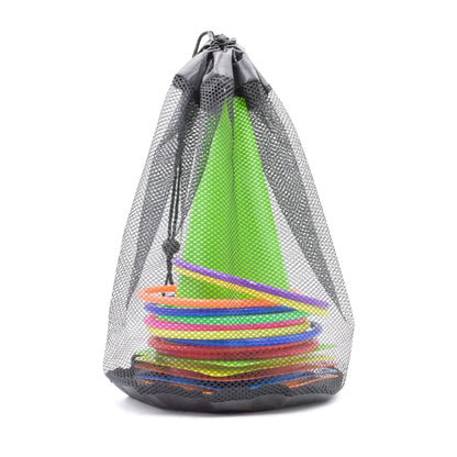 Party Games Ring Toss Game Carnival Combo Set Soft Plastic Cones Ring Toss Games Throwing Game Toy For Kid Adult