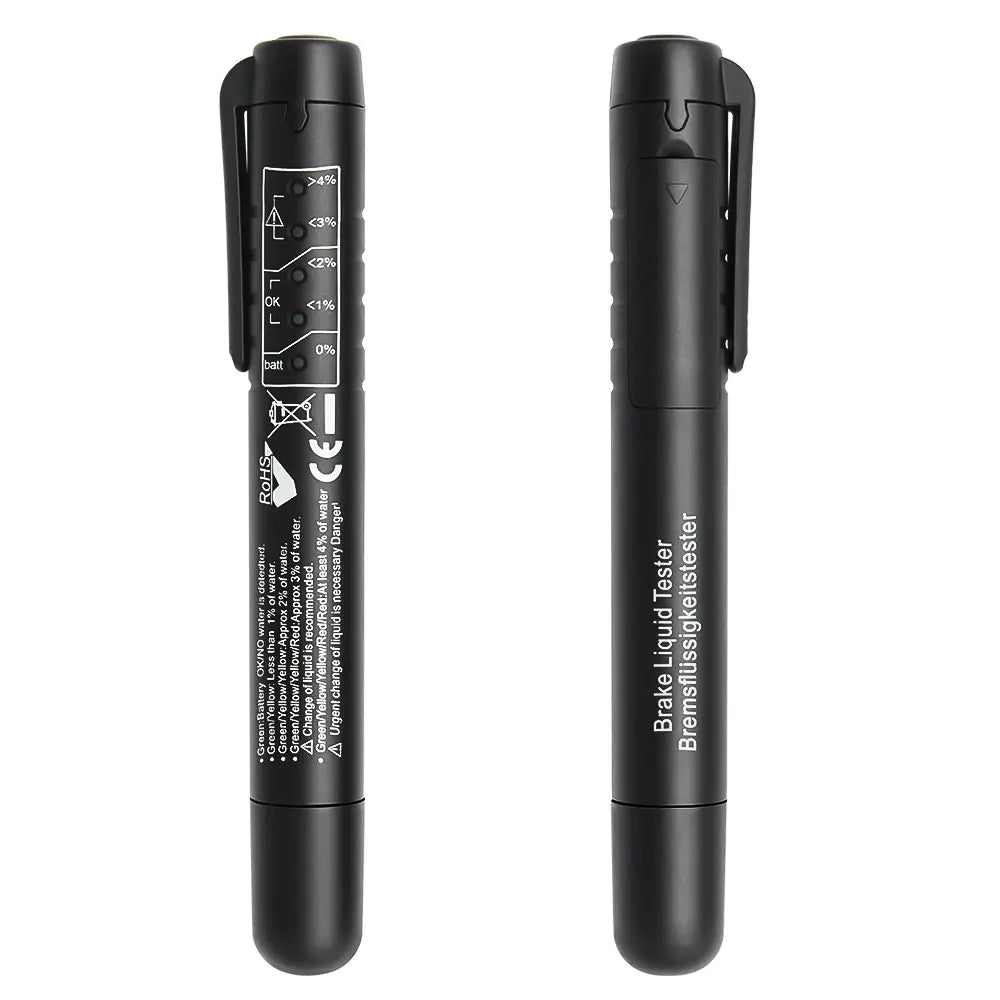 DOT3/4/5 Car Brake Fluid Tester Auto Brake Oil Quality Check Pen 5 LED Indicator Automotive Brake Fluid Liquid Testing Tool