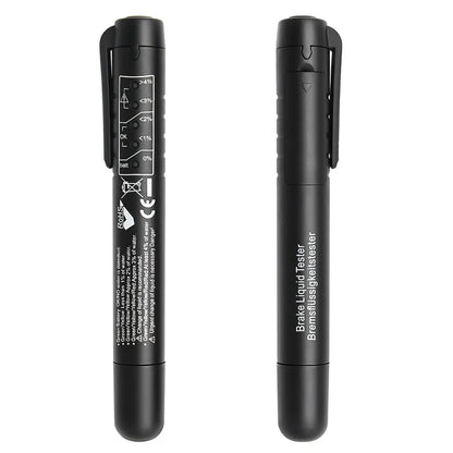 DOT3/4/5 Car Brake Fluid Tester Auto Brake Oil Quality Check Pen 5 LED Indicator Automotive Brake Fluid Liquid Testing Tool