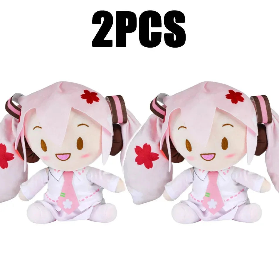 2026 NEW 20cm Japanese Anime Plush Stuffed Toy Hatsune Miku Plush Doll Soft Pillow Future Doll Cute Christmas Gift For Children