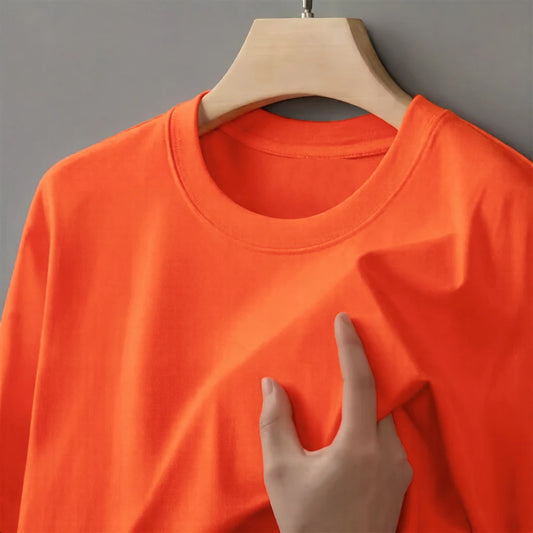 Man Summer Cotton Soft Tops Breathable Comfortable Short Sleeve Simple Beach T Shirt Basic Sport Tees 15 Color O-Neck Tee Shirts